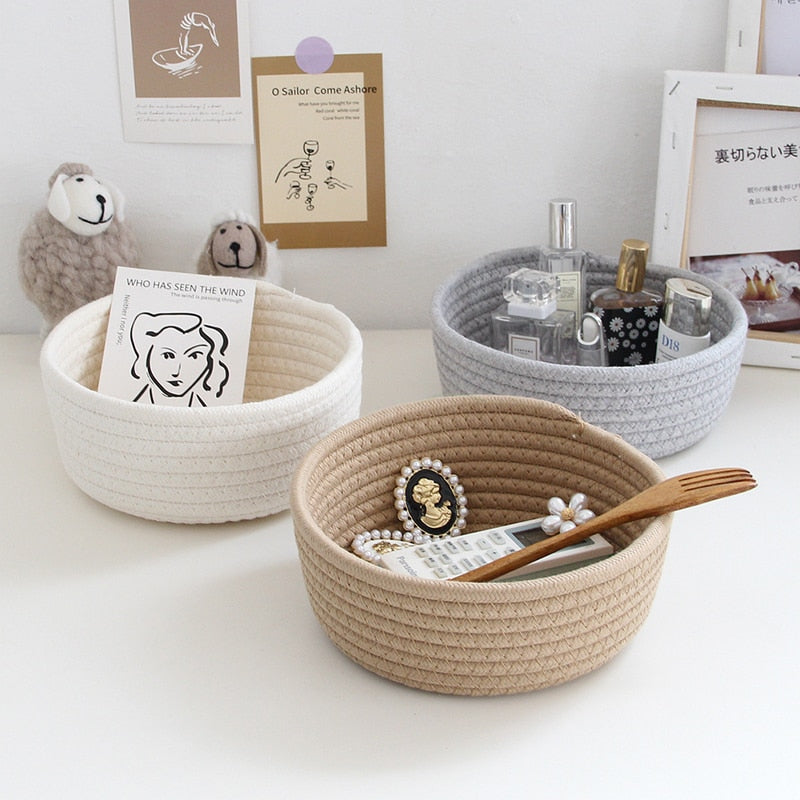 Boho Woven Storage Baskets