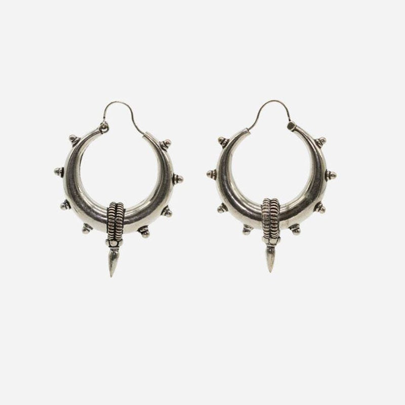 Antique Silver Gypsy Earrings