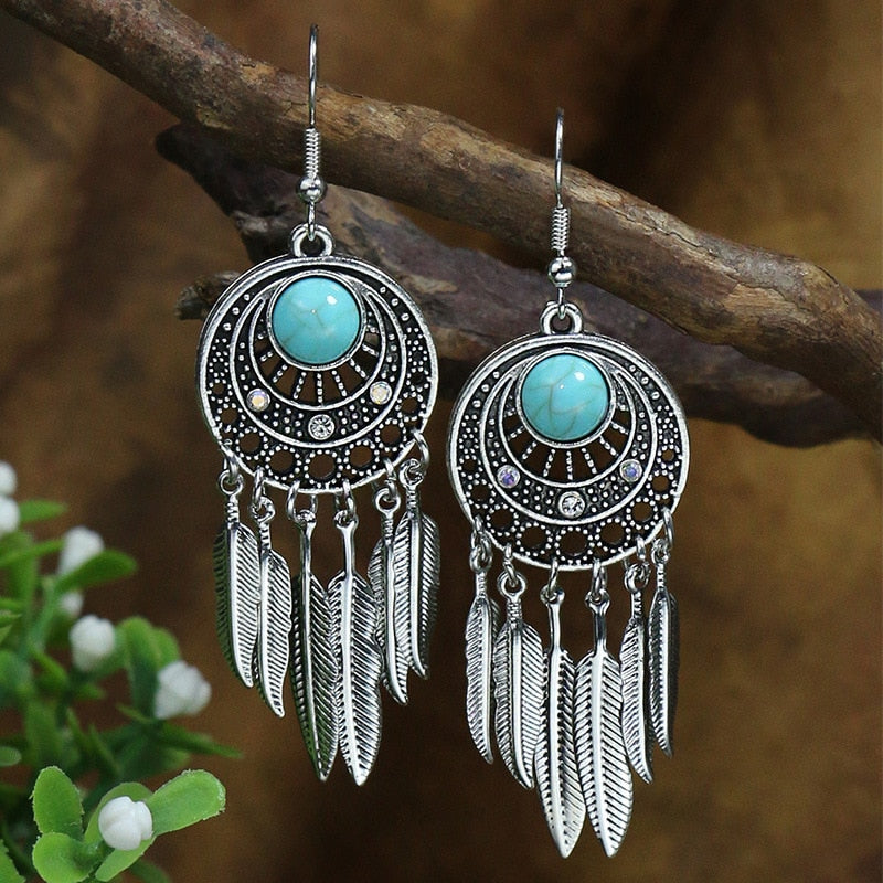 Boho Vintage Drop Earrings