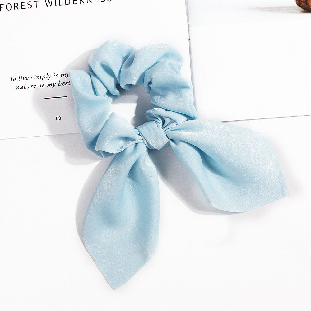 Boho Floral Bowknot Hair Ties