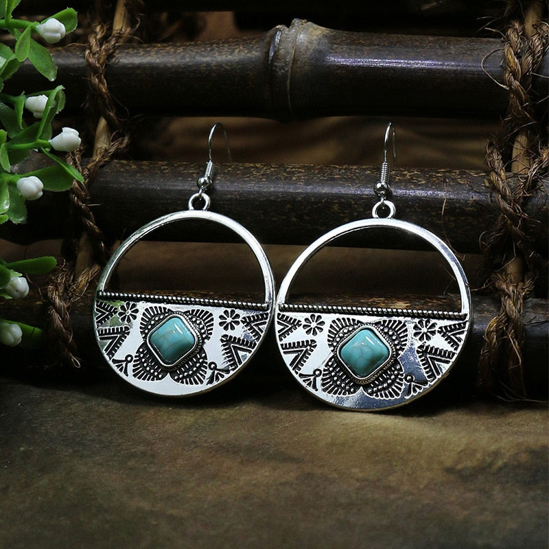 Boho Vintage Drop Earrings