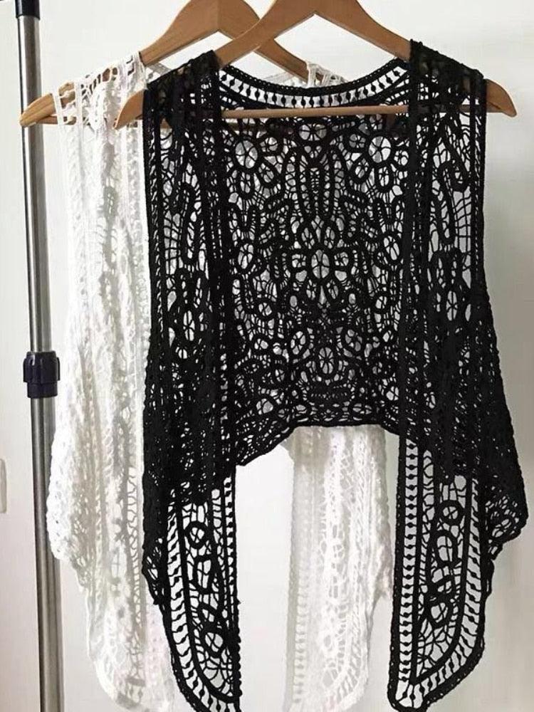 Boho Crochet Vest - Top Boho