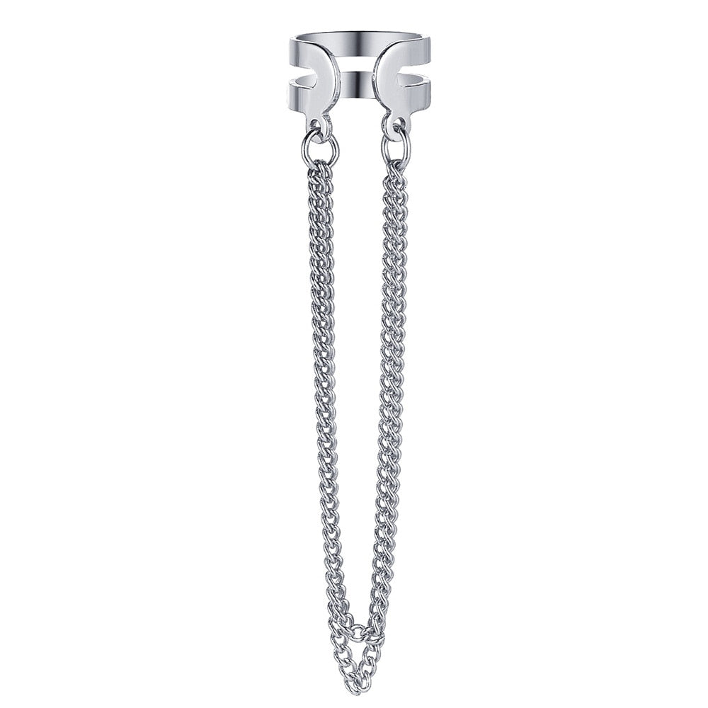 Boho Multilayer Long Tassel Ear Cuff