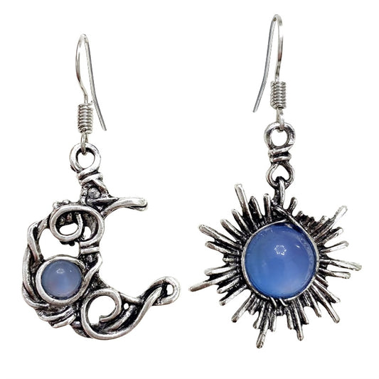 Bohemia Sun And Moon Earrings - Top Boho