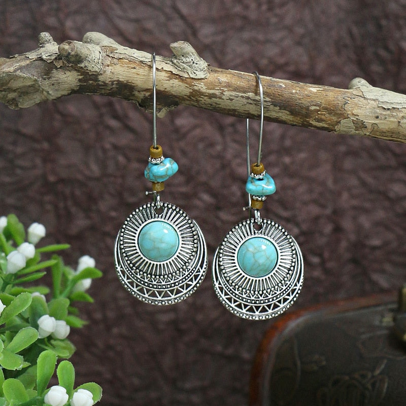 Boho Vintage Drop Earrings
