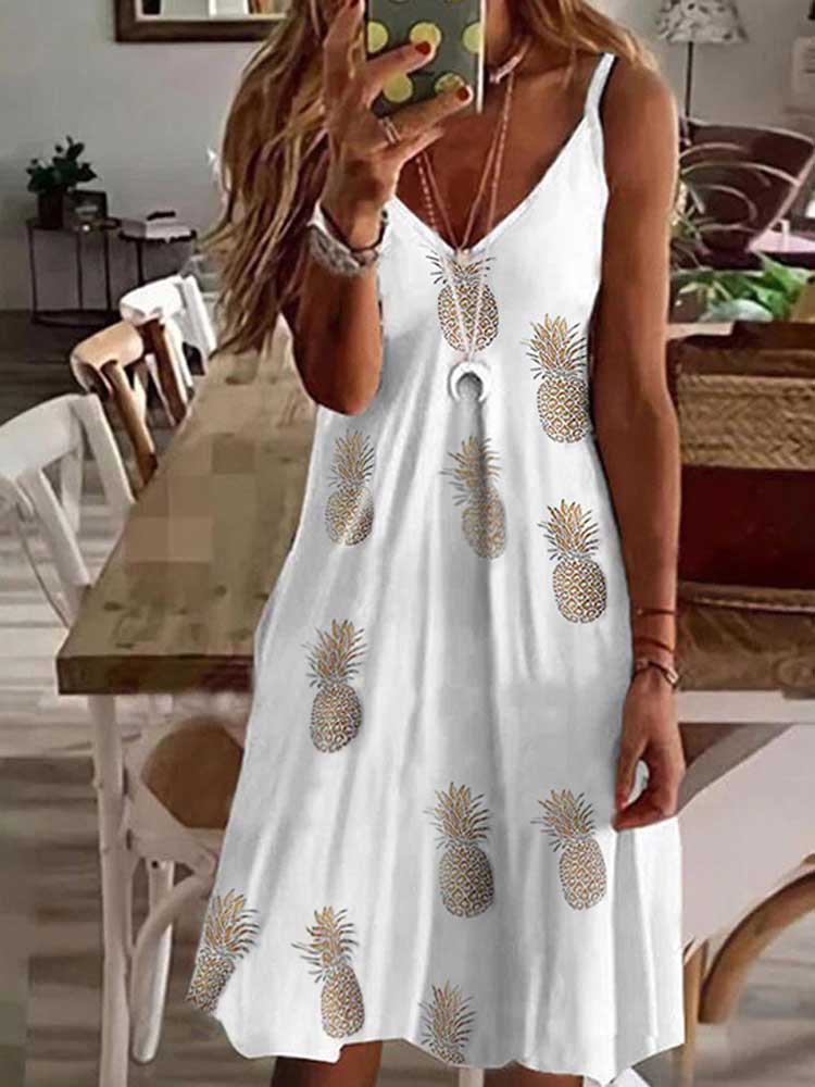 Boho Lose Sleeveless Summer Dress