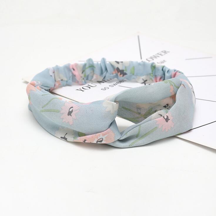 Boho Cross Knotted Bow Headband