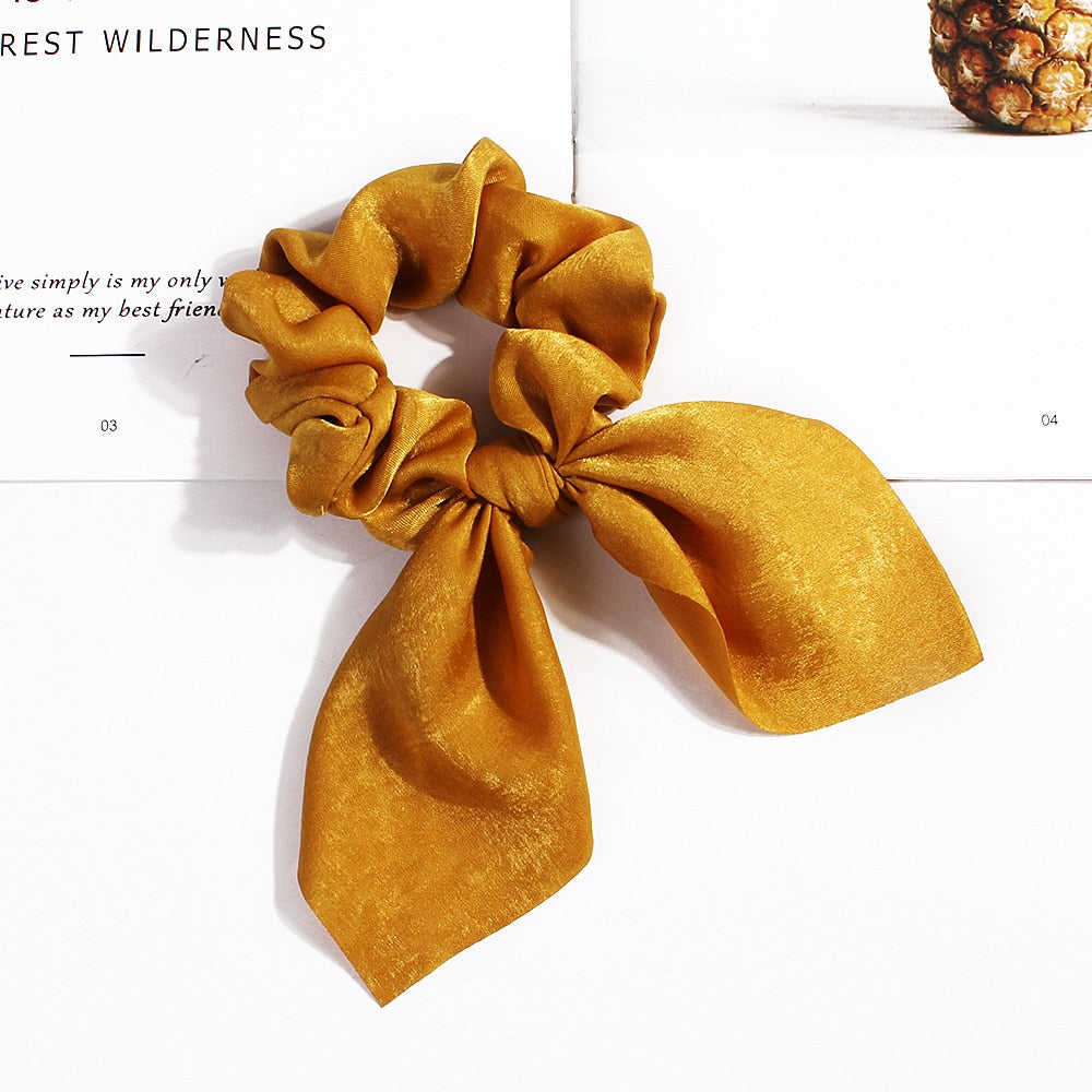 Boho Floral Bowknot Hair Ties