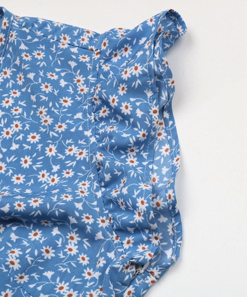Retro Bohemian Floral Dress - Top Boho
