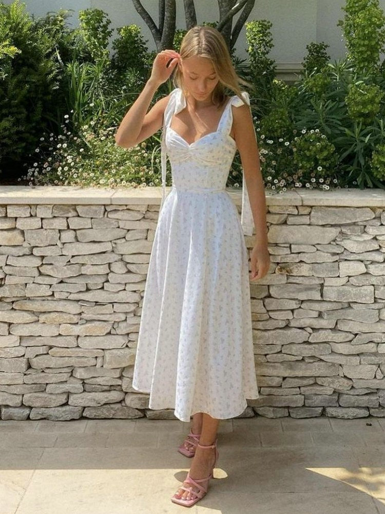 Floral Print Boho Maxi Dress - Top Boho