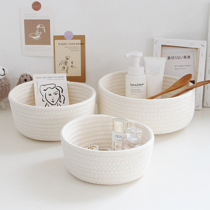 Boho Woven Storage Baskets