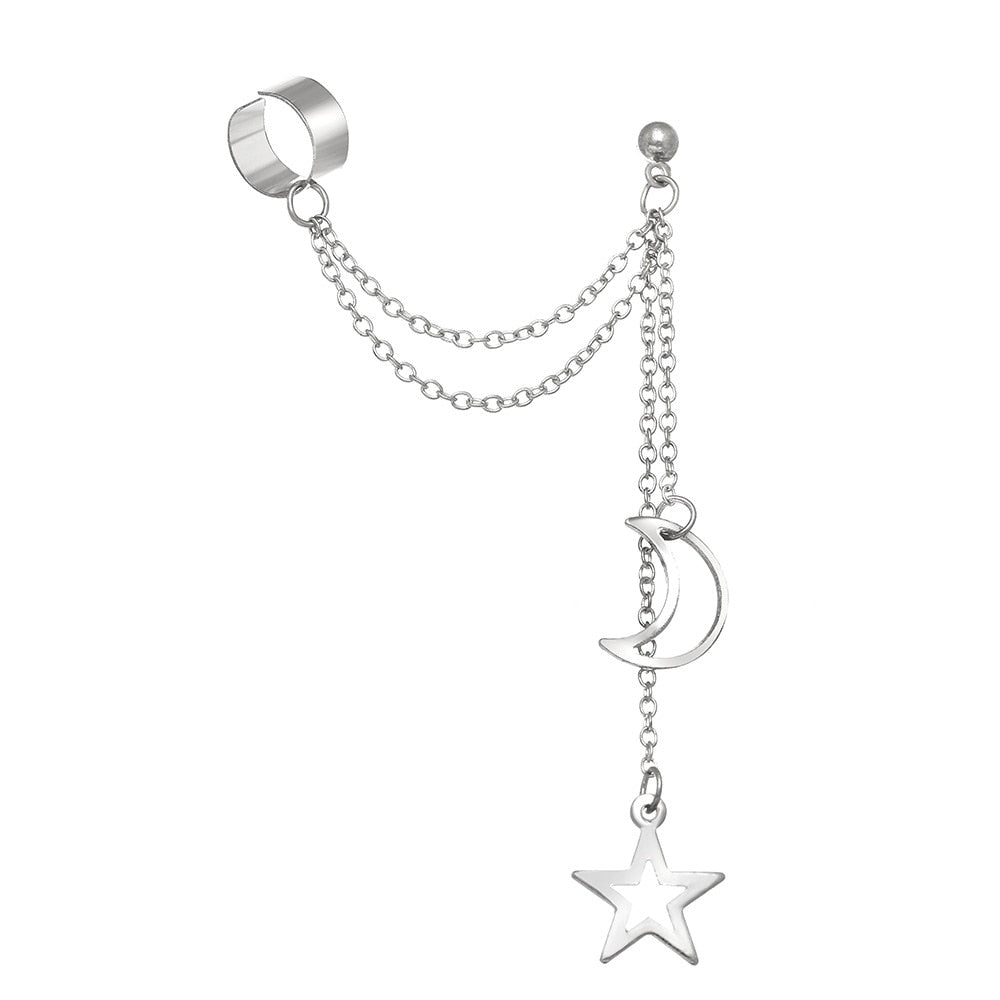 Boho Multilayer Long Tassel Ear Cuff