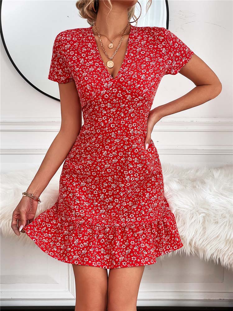 Bohemian Mini Summer Dress - Top Boho
