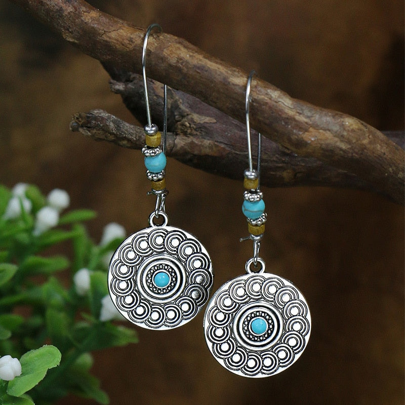 Boho Vintage Drop Earrings