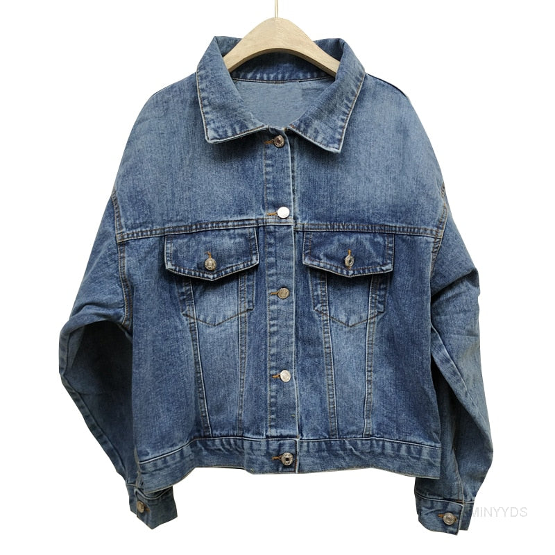 Boho Denim Floral Jacket