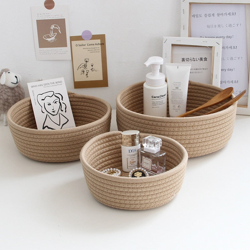 Boho Woven Storage Baskets - Top Boho