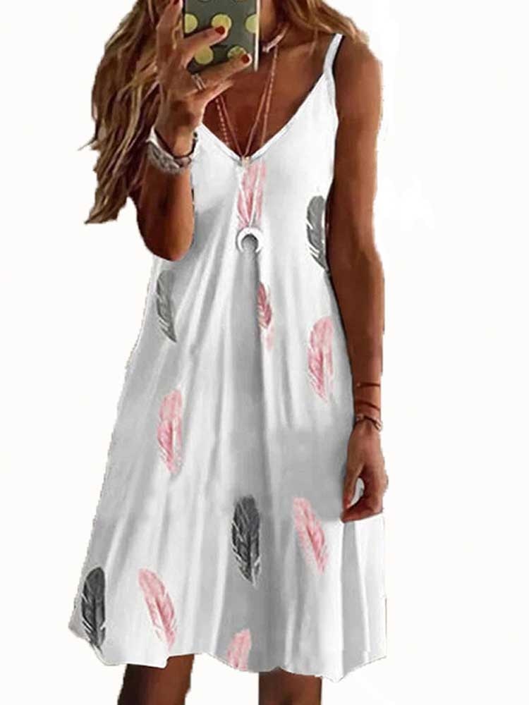 Boho Lose Sleeveless Summer Dress
