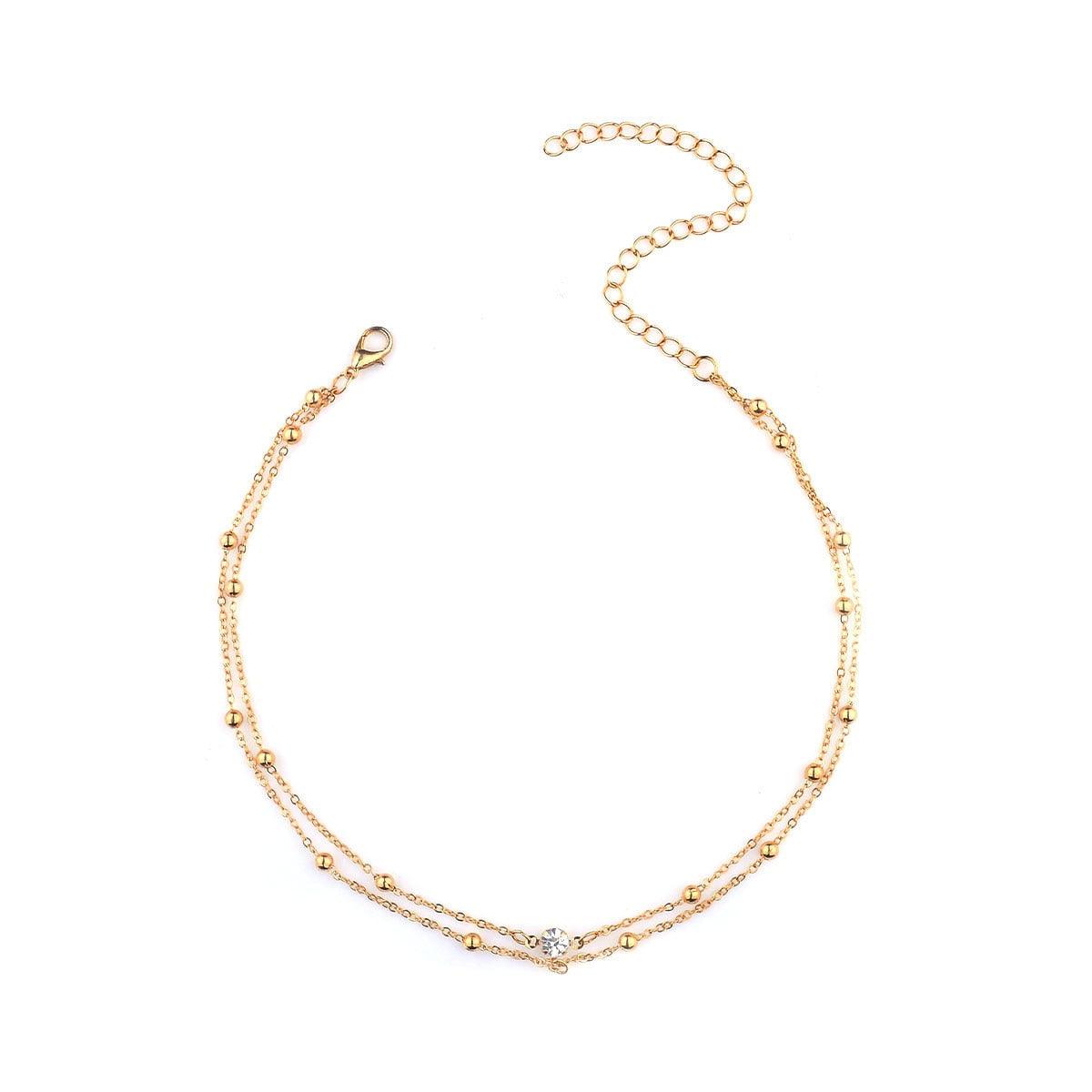 Boho Rhinestones Bra Chain - Top Boho