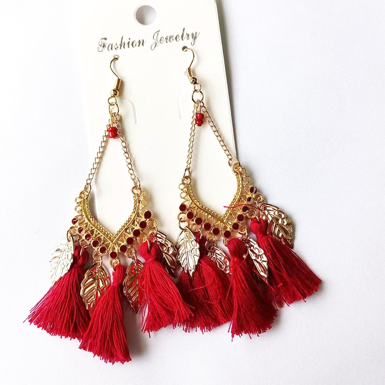 Colorful Boho Tassel Earrings