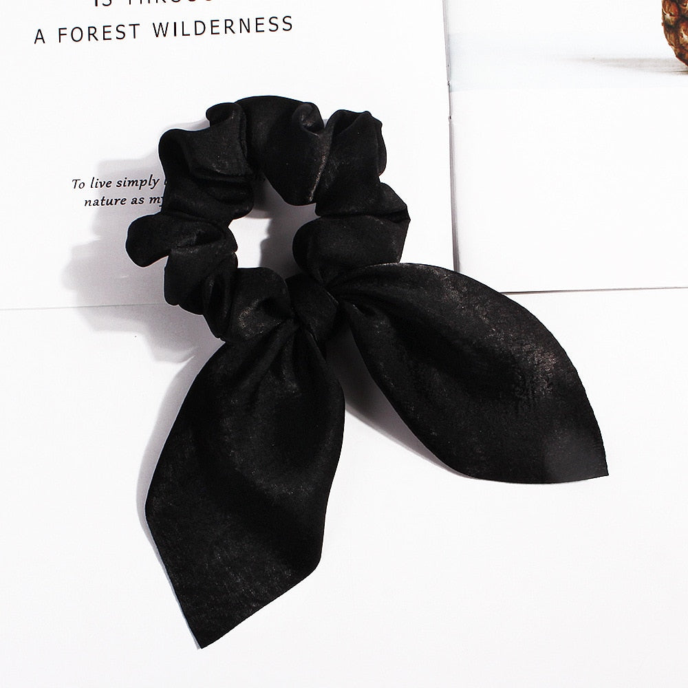 Boho Floral Bowknot Hair Ties