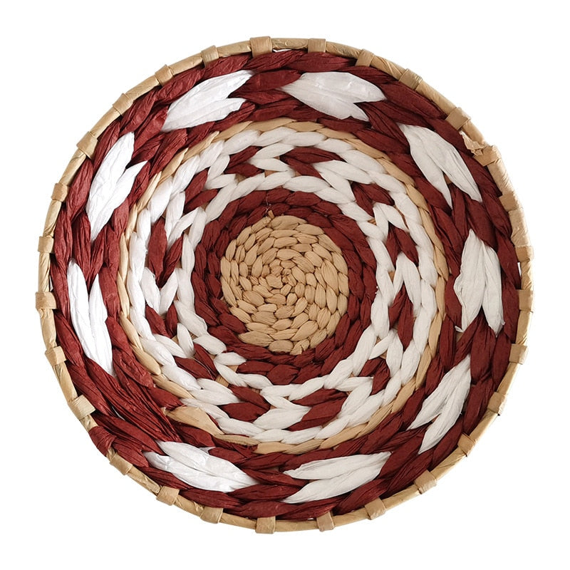 Boho Nordic Woven Grass Wall Decoration