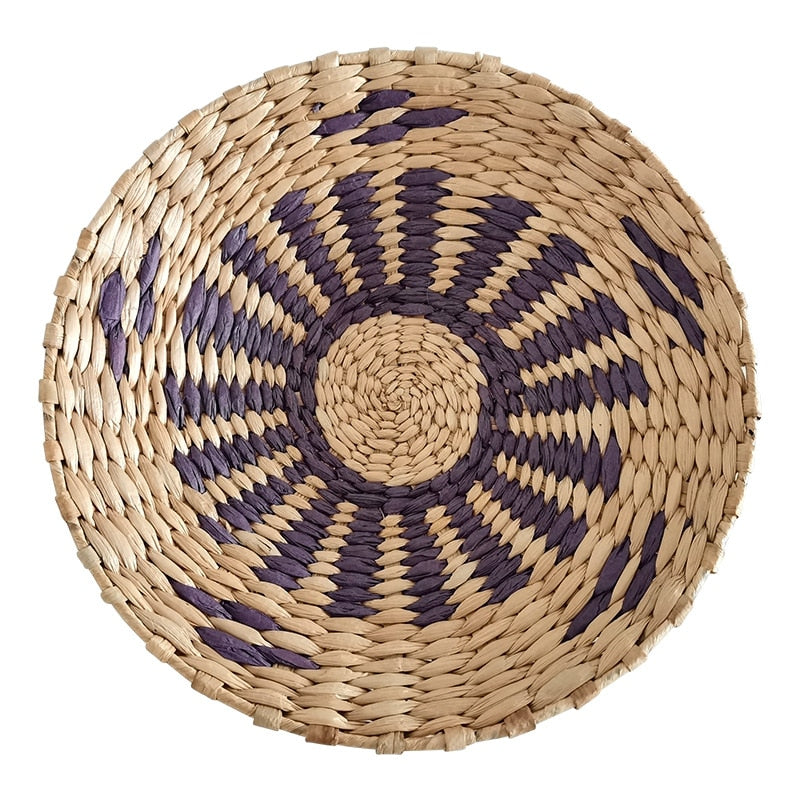 Boho Nordic Woven Grass Wall Decoration