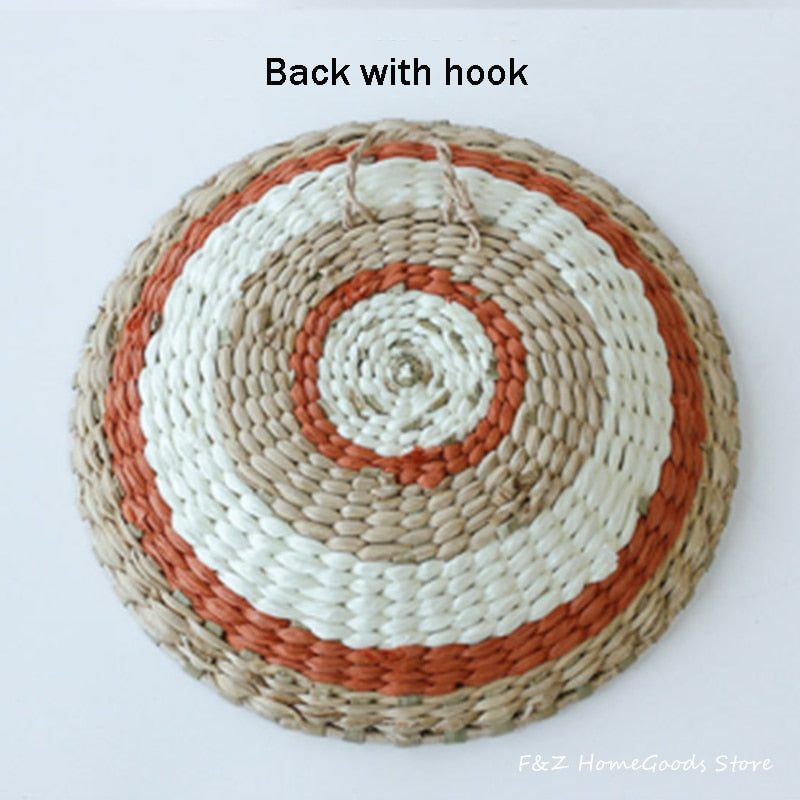 Boho Nordic Woven Grass Wall Decoration
