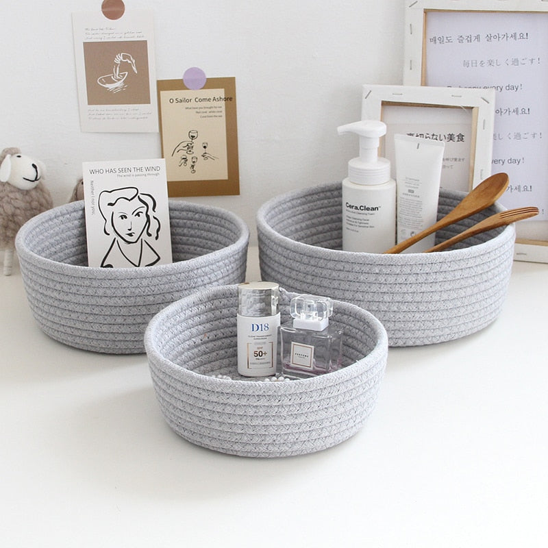 Boho Woven Storage Baskets