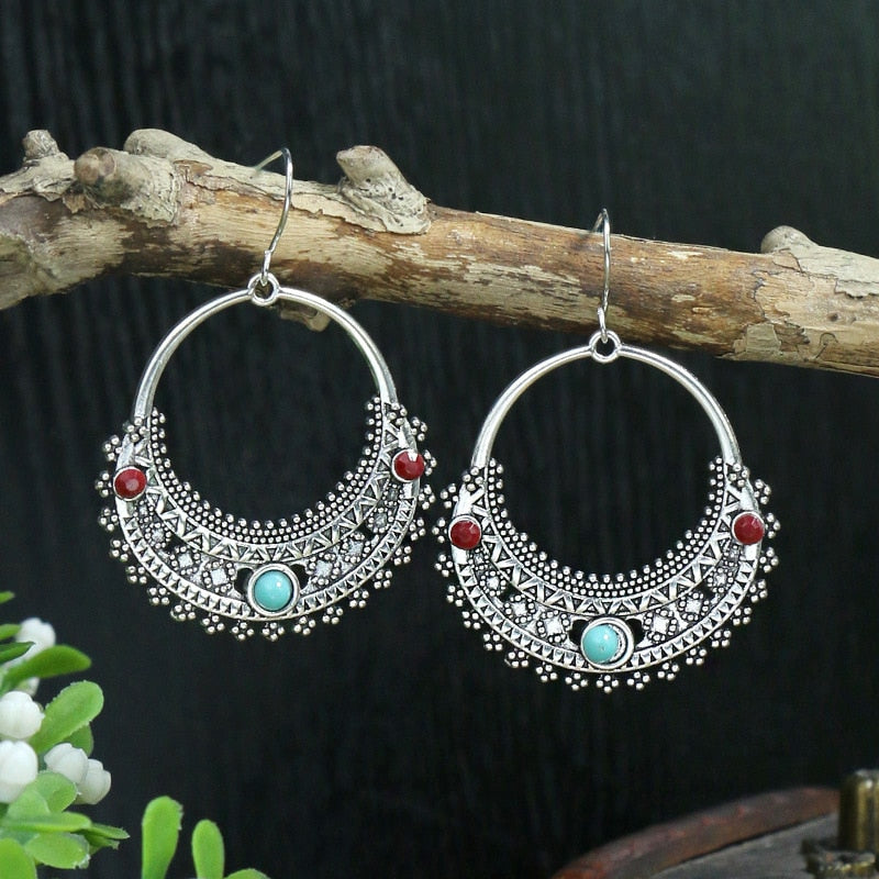 Boho Vintage Drop Earrings