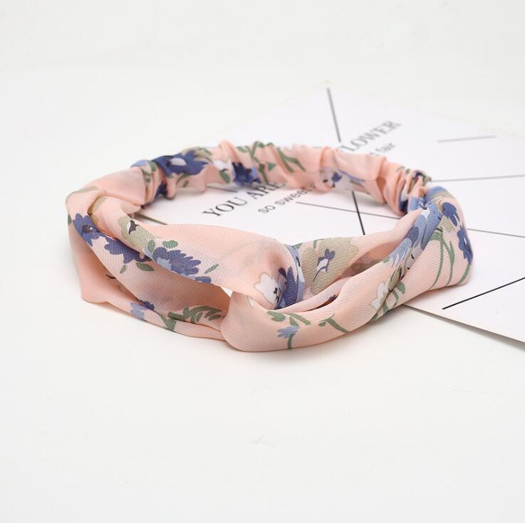 Boho Cross Knotted Bow Headband