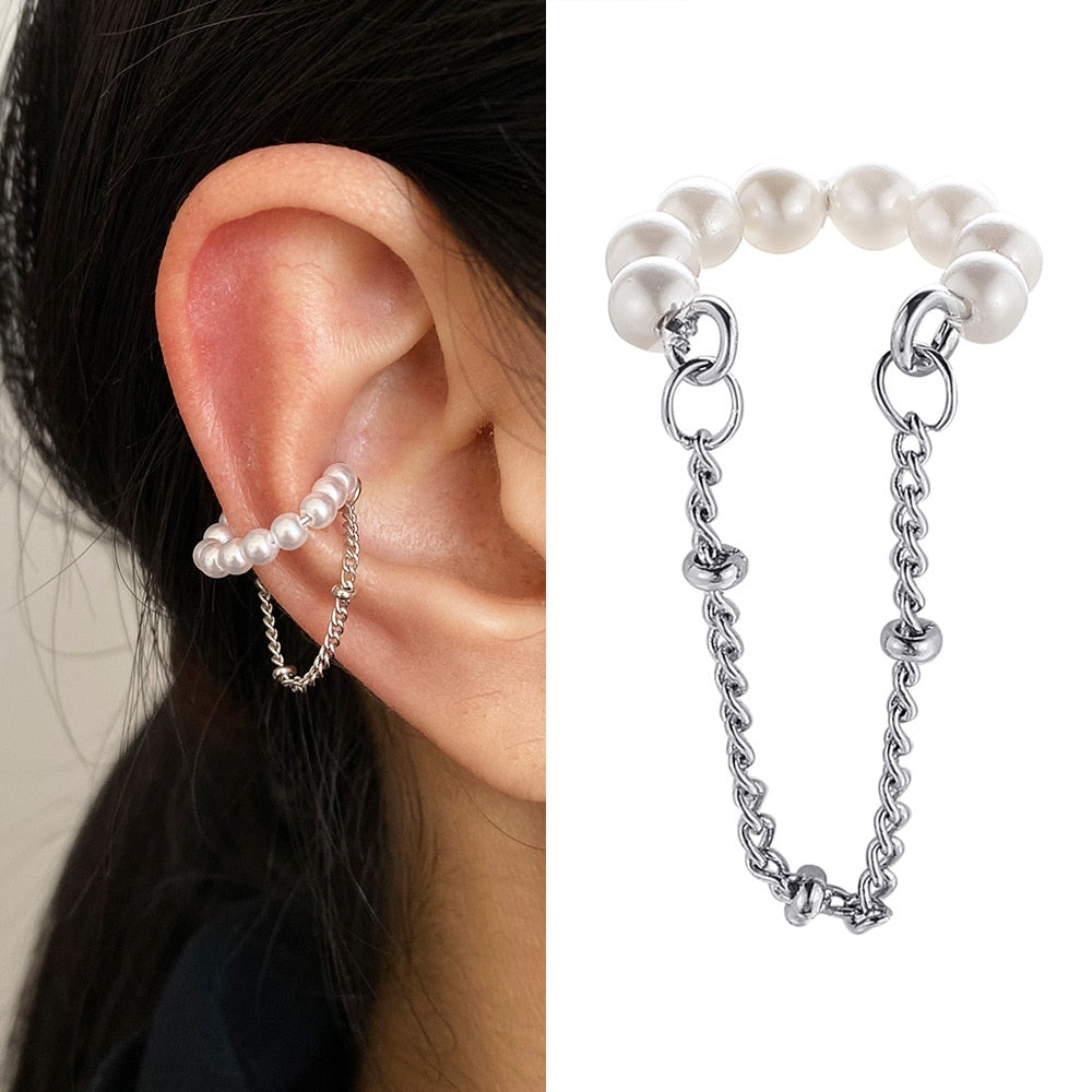 Boho Multilayer Long Tassel Ear Cuff