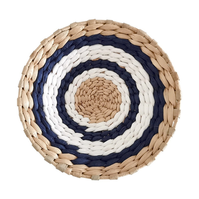 Boho Nordic Woven Grass Wall Decoration