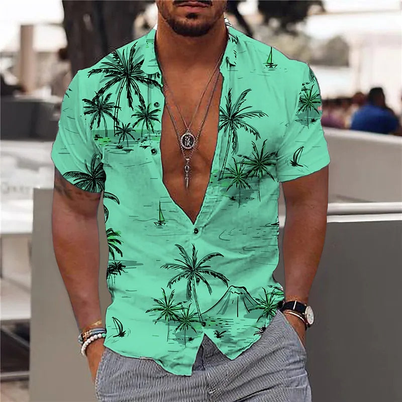 Boho Tropical Pattern Shirts - Top Boho