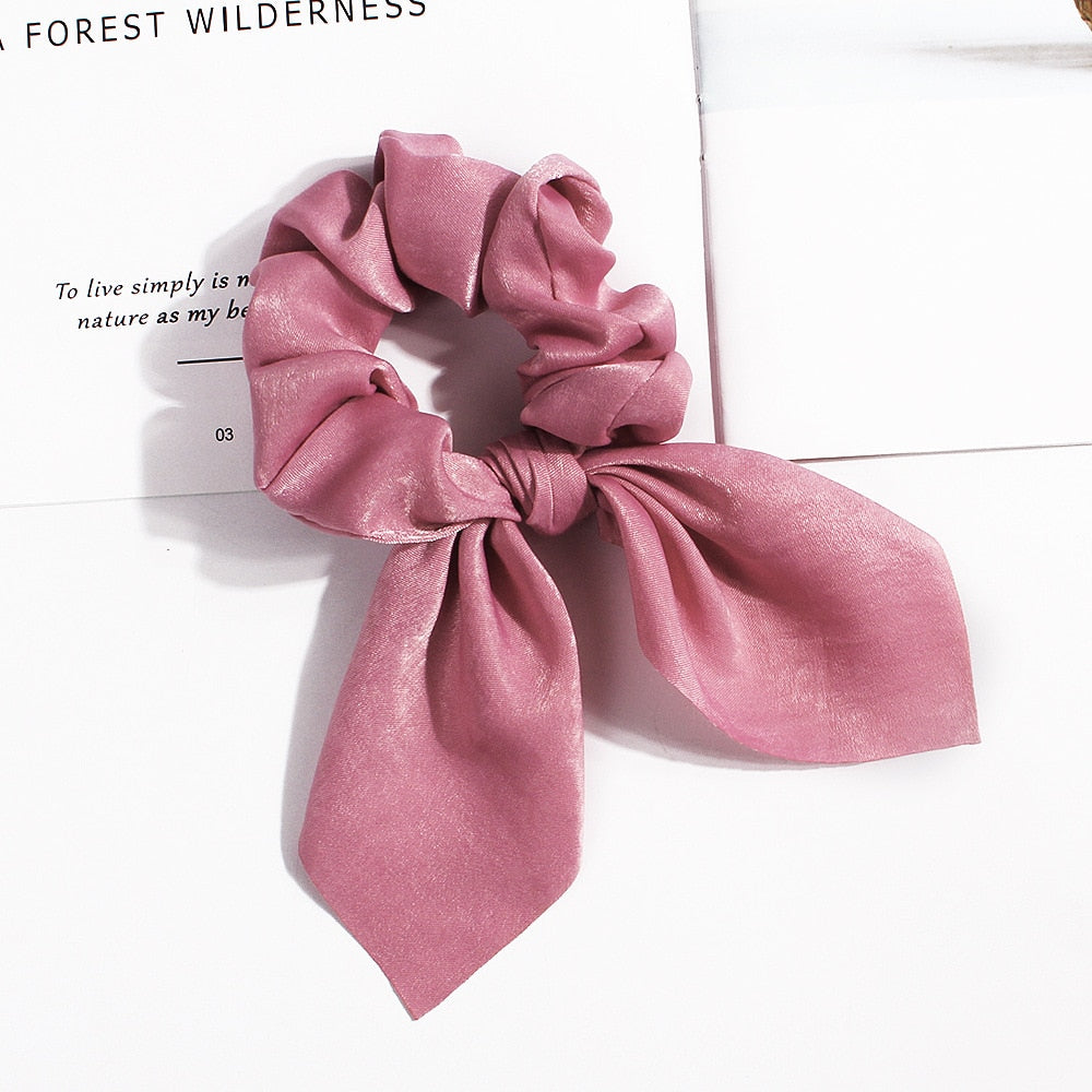 Boho Floral Bowknot Hair Ties