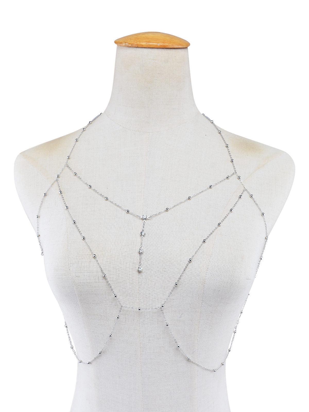 Boho Rhinestones Bra Chain - Top Boho