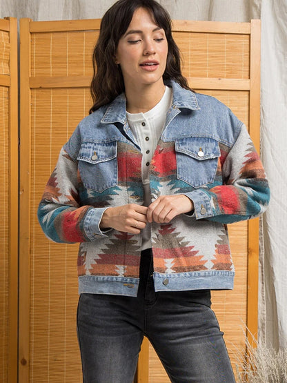 Boho Chic Retro Denim Jacket