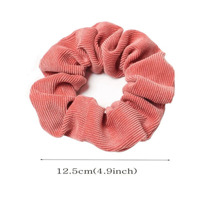 Boho Chic Corduroy Scrunchies - Top Boho