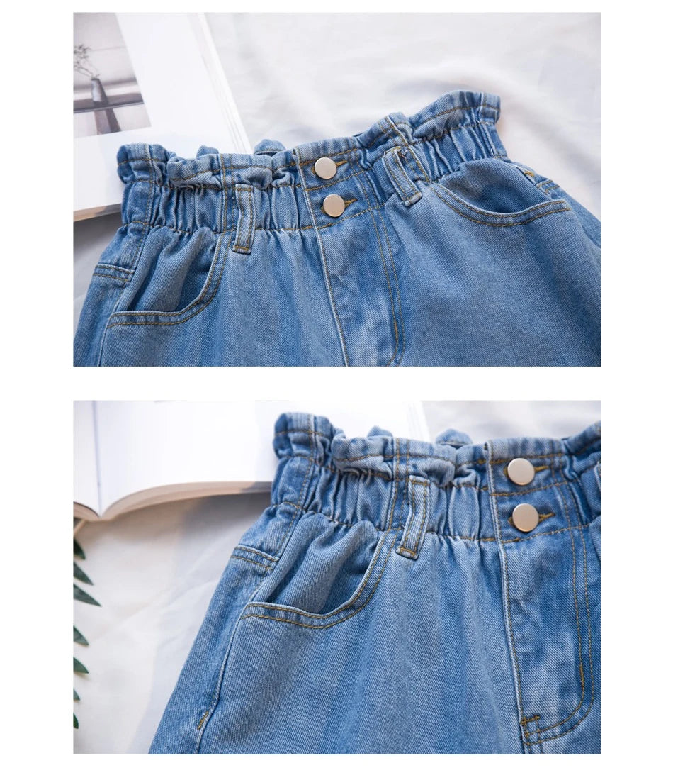 High Waisted Summer Shorts - Top Boho