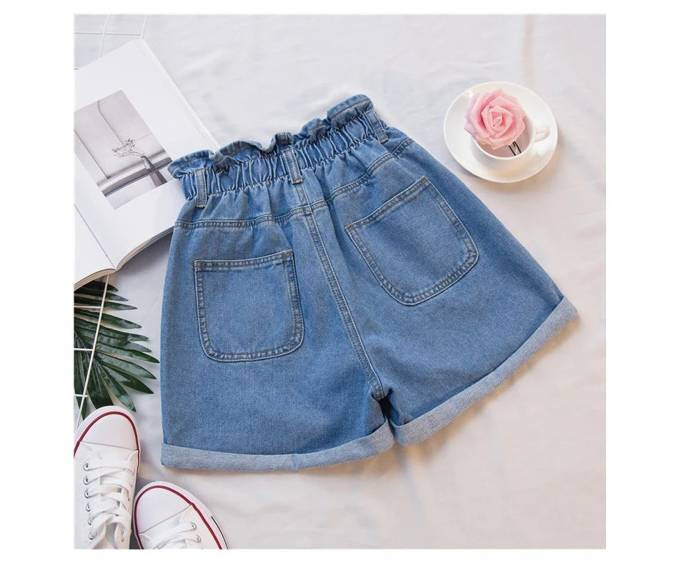 High Waisted Summer Shorts - Top Boho