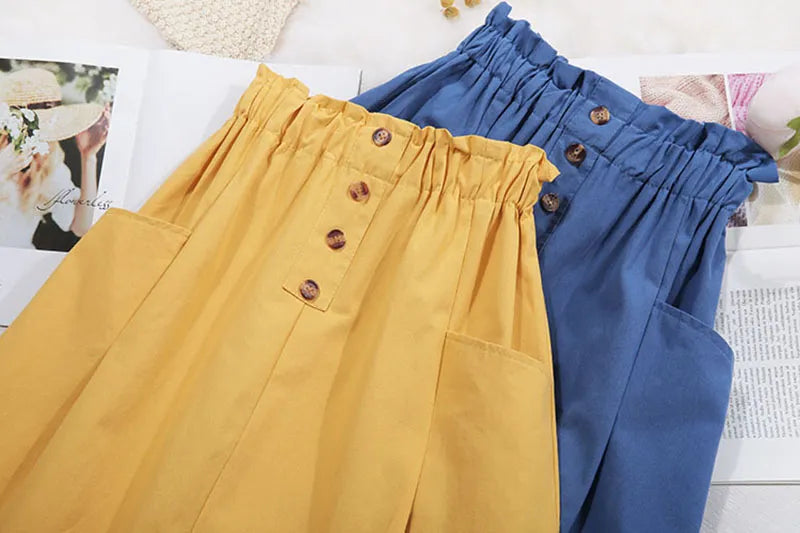 Boho Chic Casual Skirt With Pockets - Top Boho