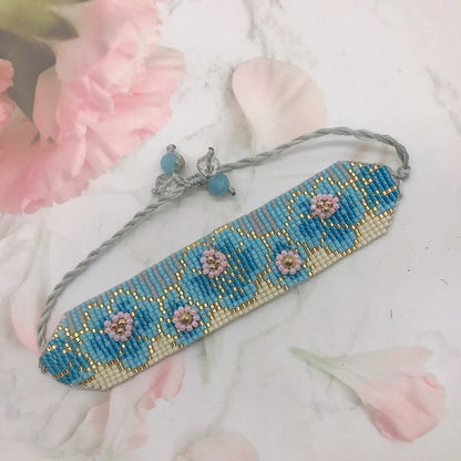 Bohemian Blossom Beaded Bracelet - Top Boho