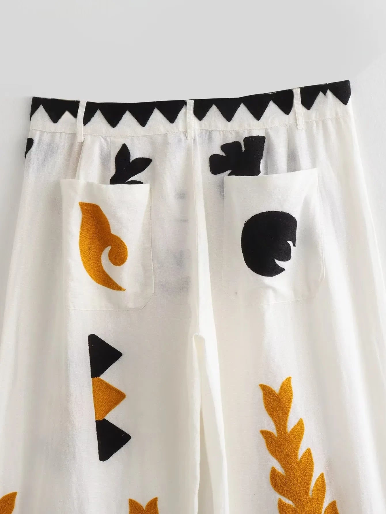 Boho High Waist Pattern Pants
