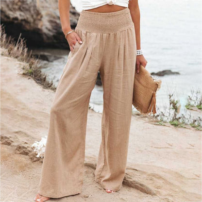 Boho Wide Leg Casual Pants - Top Boho