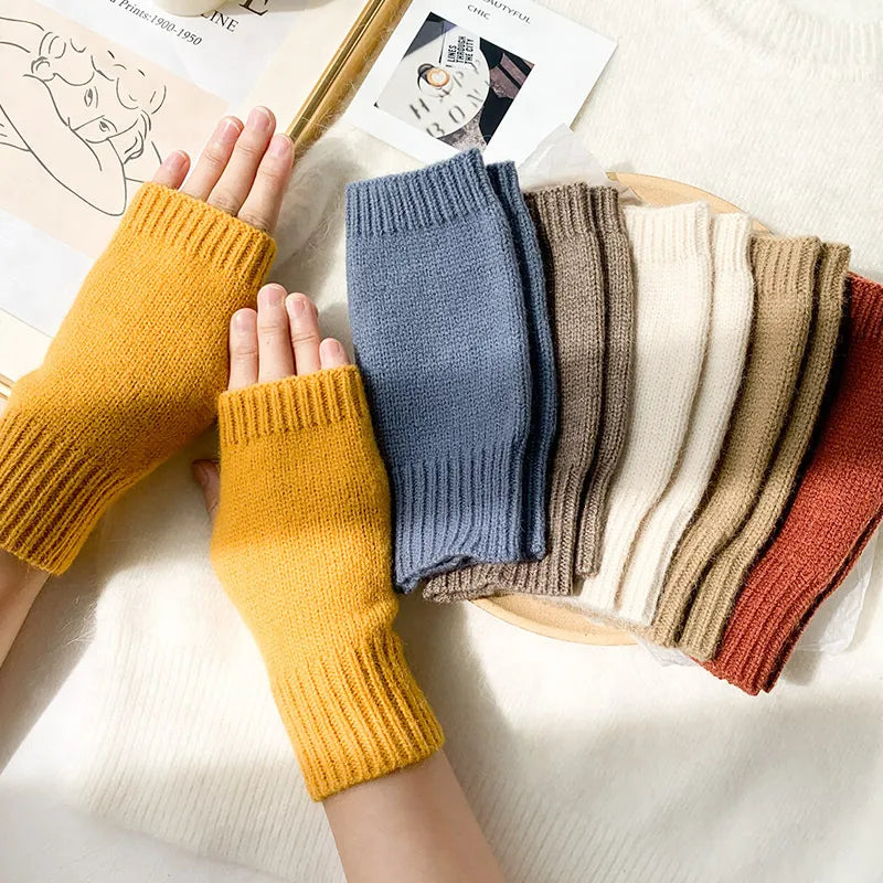 Boho Fingerless Knitted Glove - Top Boho