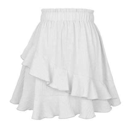 Boho Ruffle High Waist Skirt - Top Boho
