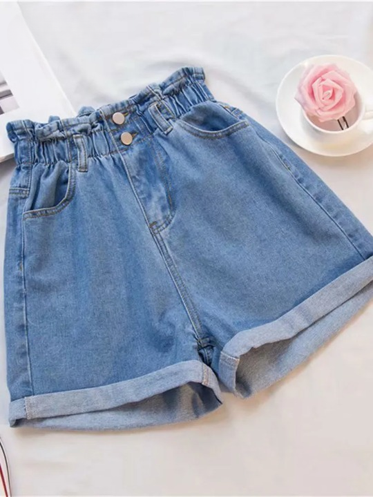 High Waisted Summer Shorts - Top Boho