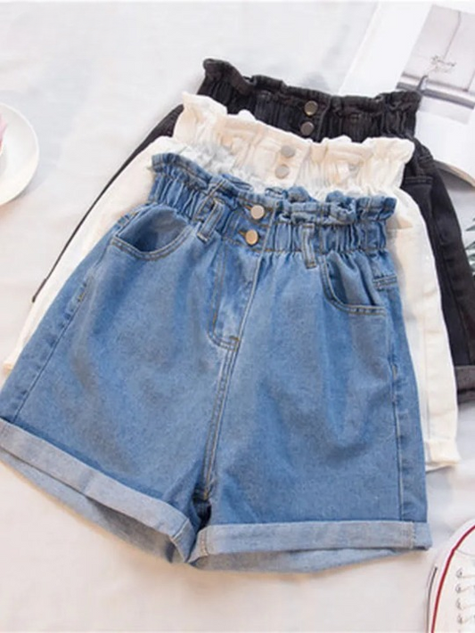 High Waisted Summer Shorts - Top Boho