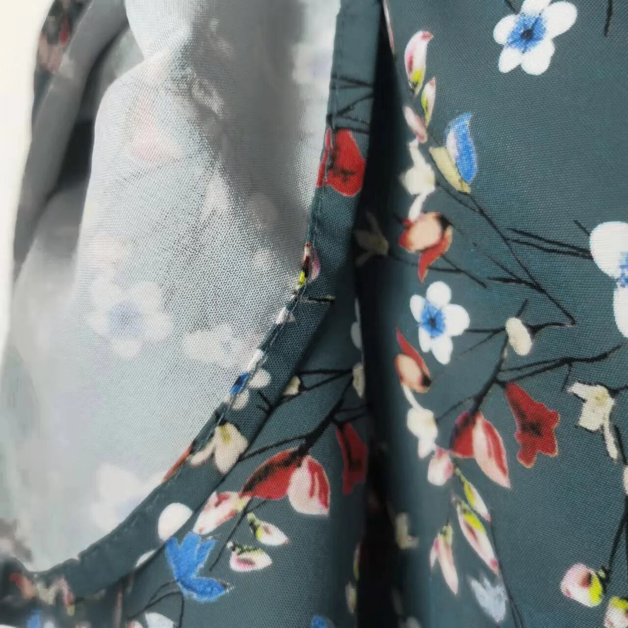 Bohemian Floral Flare Sleeve Dress