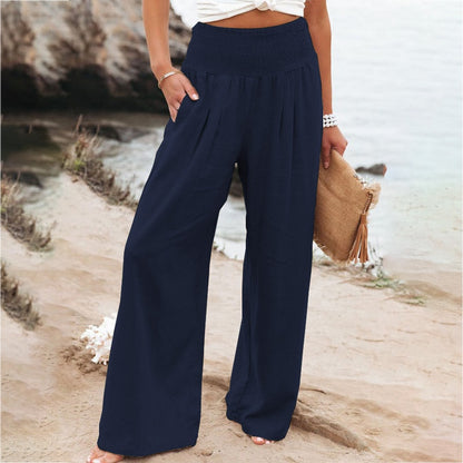Boho Wide Leg Casual Pants - Top Boho
