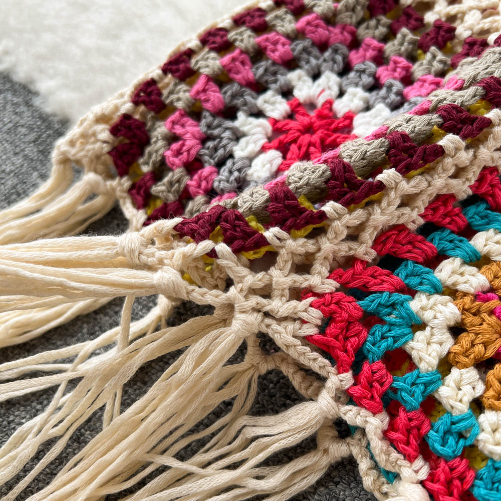 Bohemian Knitted Crochet and Skirt Set - Top Boho